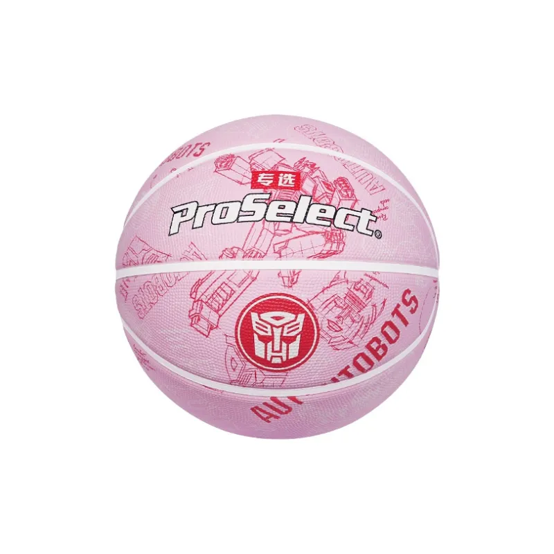 ProSelect x Transformers Rubber Basketball Light Pink Size 7 Training Unisex-0