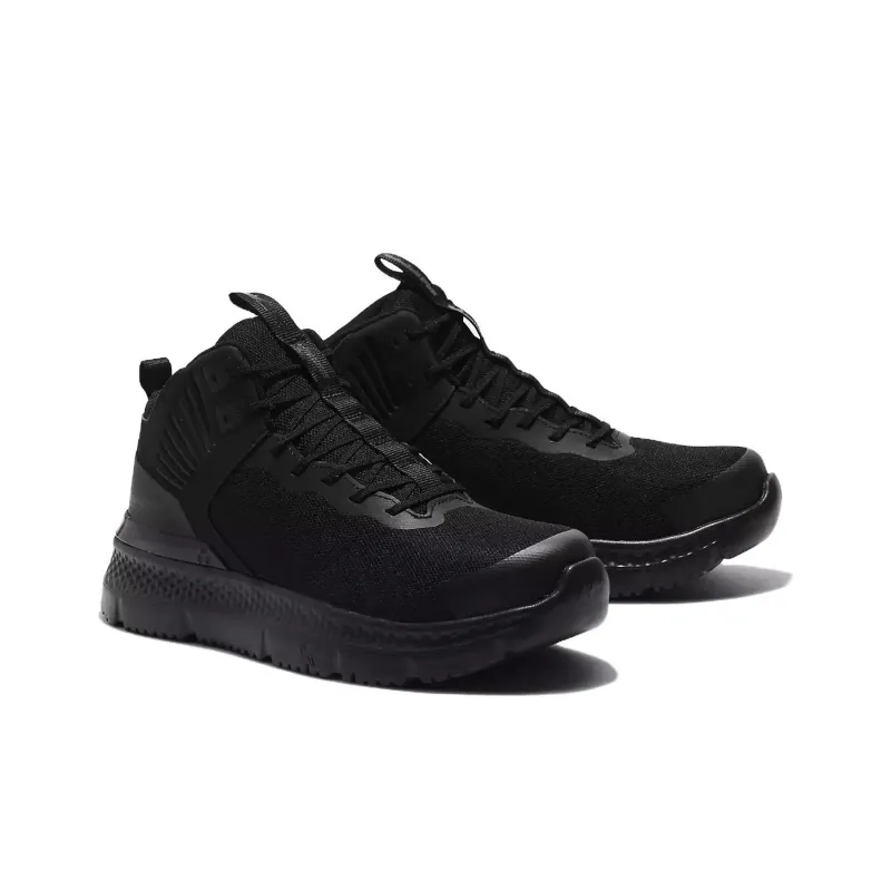 Timberland Setra Pro Comp Toe Anti Slip Wear Resistant Mid Top Casual Shoes Men's Black-1