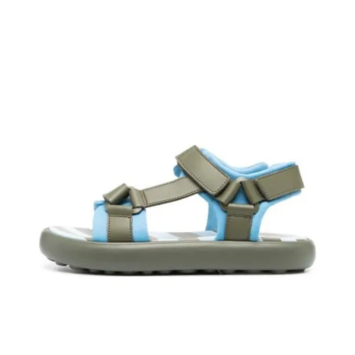 CAMPER Two-tone Touch-strap Sandals