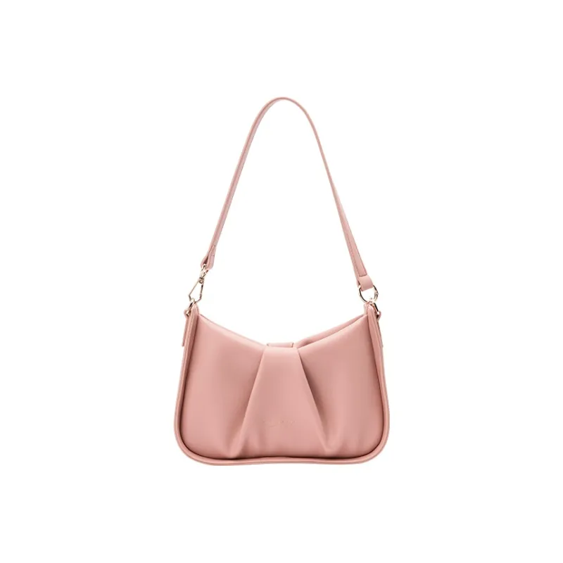 SEM/R PU Shoulder Bag Trumpets Women's Ecru/Custard/Coffee/Pink/Gray Blue-17