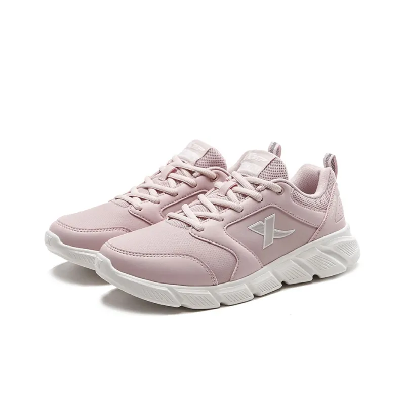 XTEP Water Resistant Lightweight Low Top Running Shoes Women's Light Pink-2
