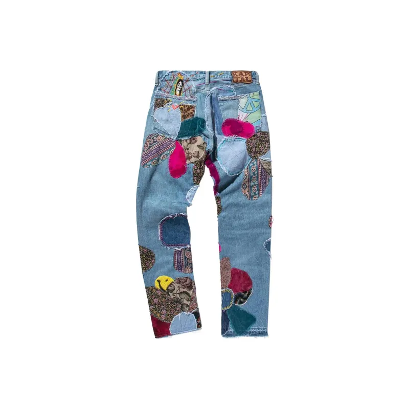 Kapital 14oz Denim Crazy El Paso 5P Monkey Cisco Hippie Insane Remake-1
