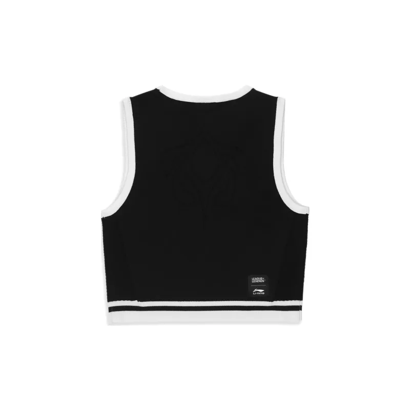 LiNing x LOL Sports Life Collection Tank Top Women's Black-1