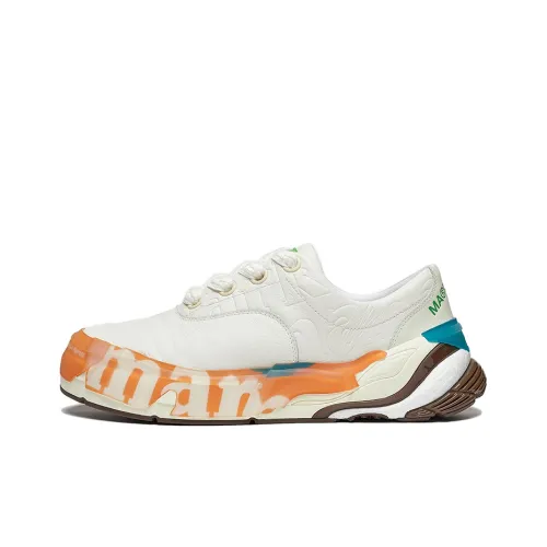 MARKET x LiNing Wuji SR Anti Slip Wear Resistant Low Top Skateboard Shoes Men's Ivory
