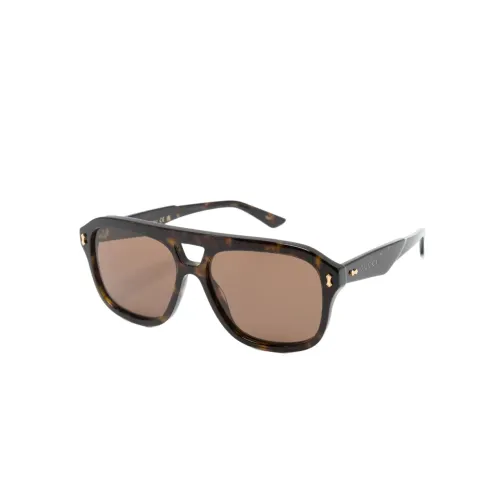 GUCCI Sunglasses Men Tortoiseshell