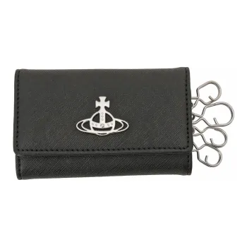 Vivienne Westwood Leather Key Pouch Women's Black