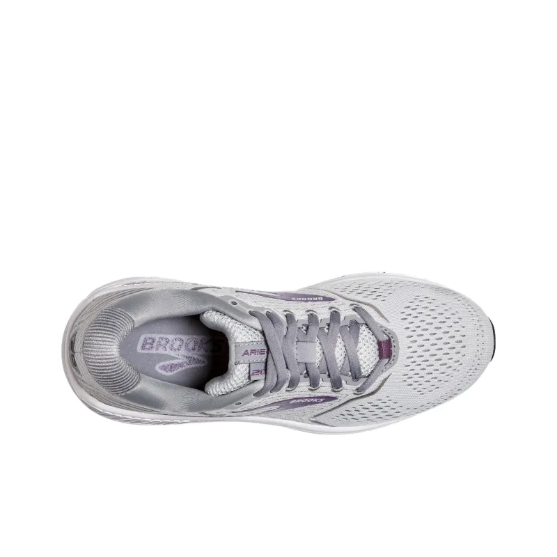 Brooks Women's Ariel 20 2E Wide 'Oyster Grape' Women's-3