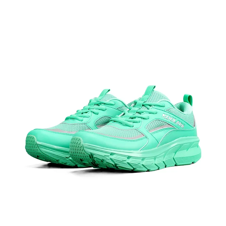 KOOLARA Breathable Low-Top Running Shoes Women's Green-2