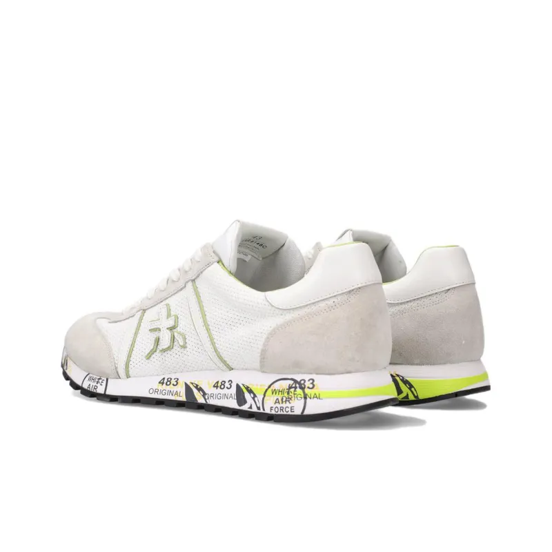 PREMIATA Lucy Low-Top Casual Shoes Men's Gray Green-3