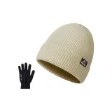 (Beige) Single Cap+Gloves