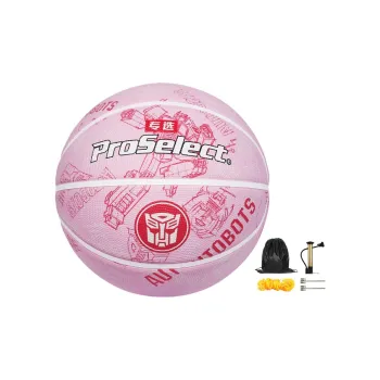 ProSelect x Transformers Rubber Basketball Light Pink Size 7 Training Unisex