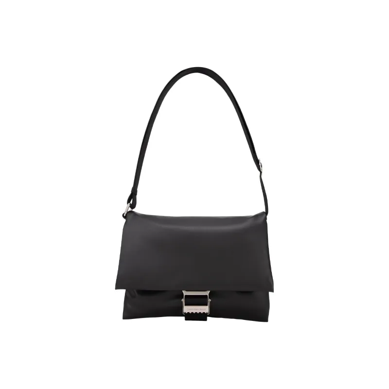 CK/Calvin Klein Synthetic Material Messenger Bag Shoulder Bag Crossbody Bag Women's Space Black-0