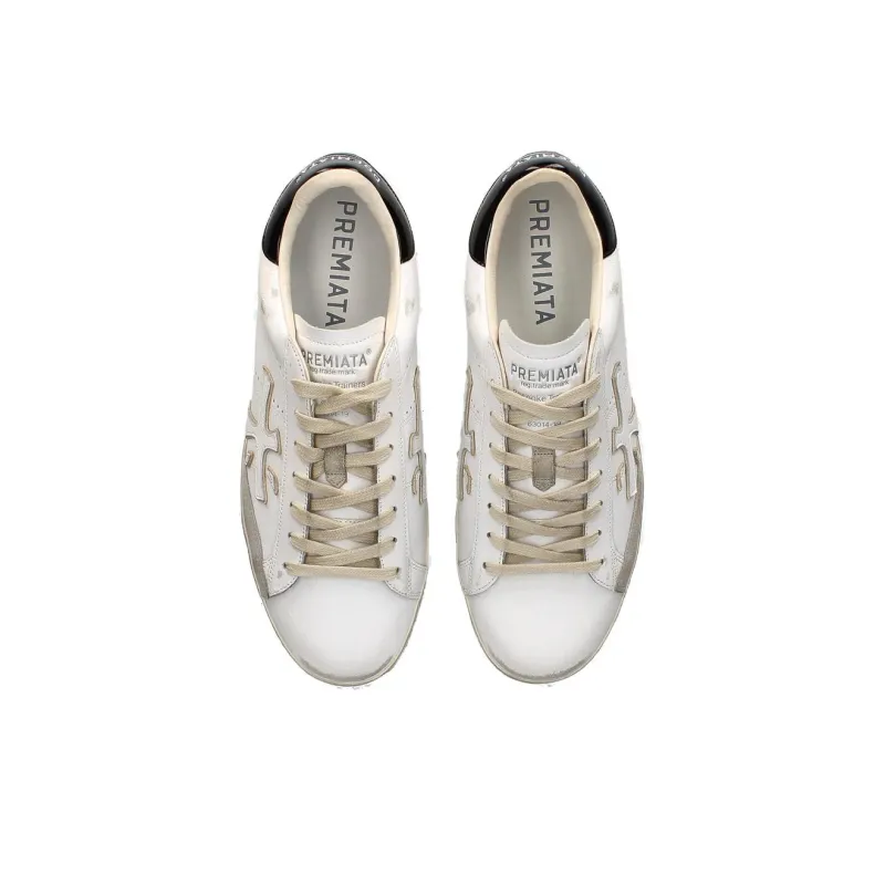 PREMIATA Steven Low-Top Skateboard Shoes Men's White-4