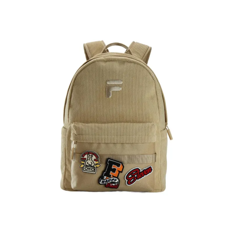 FILA FUSION Fabric Backpack Small Size Unisex Khaki-0