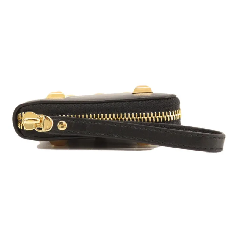 FERRAGAMO Cow Leather Wallet Regular Women's Black-3