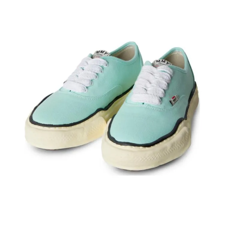 Maison MIHARA YASUHIRO Baker Vintage Like Og Sole Canvas Low White-7