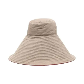 Jacquemus Cotton Polyamide Blend Bucket Hats Women's Brown