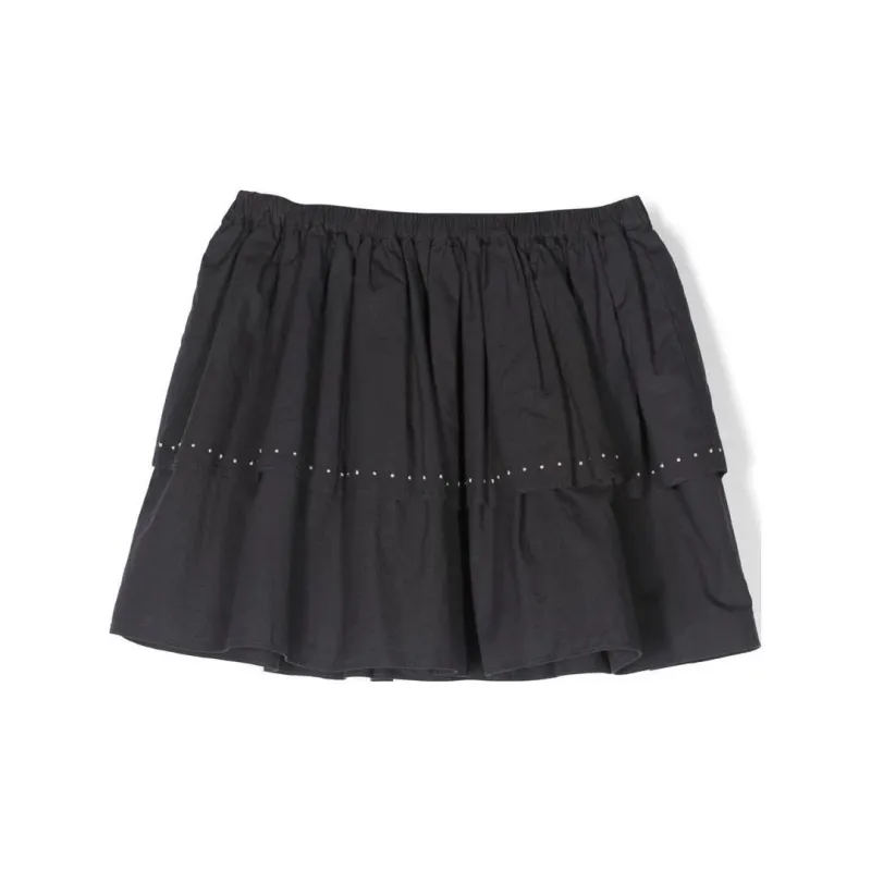 Bonpoint Casual Short Skirts Women's Black-1