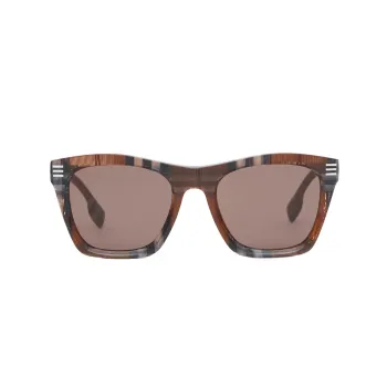 Burberry Acetate Square Sunglasses Women's Multicolor