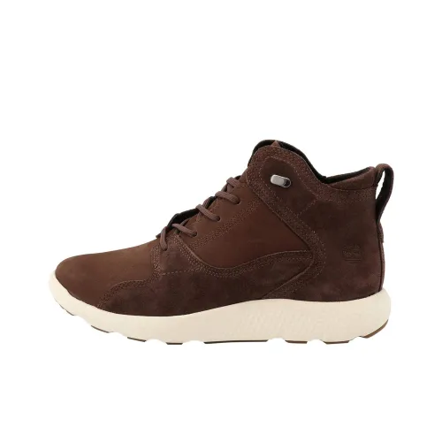 Timberland Flyroam Cushioning Slip Resistant High Top Outdoor Shoes Men's Brown