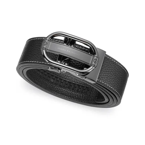FAIRWHALE Top Grain Cow Leather Vintage Belt With Automatic Buckle Genuine Leather Belt Men's
