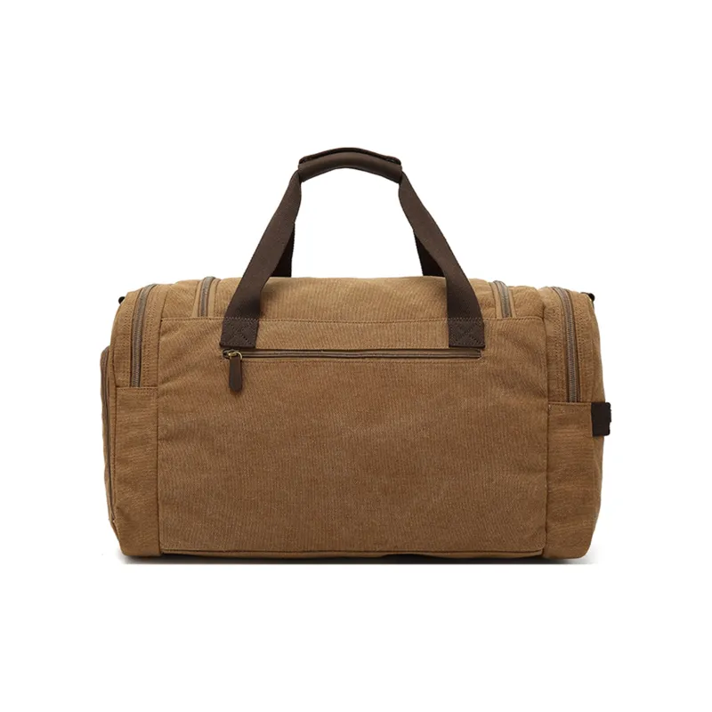 Slazenger Canvas Cowhide Travel Bag Large Size Unisex Multicolor-3