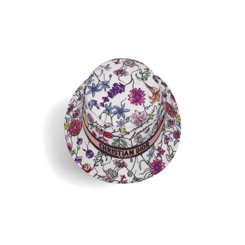 DIOR Cotton Bucket Hats Women's Multicolor-3