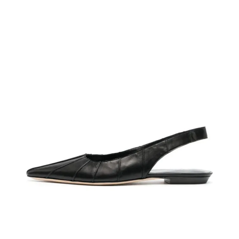 By Far Cyd Pointed-toe Slingback Ballerinas-0