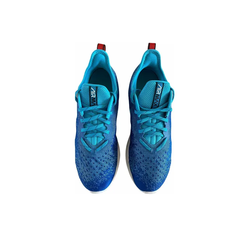 Nike Air Max Sequent Cushioning, Wear Resistant Low Top Running Shoes Men's Blue-1