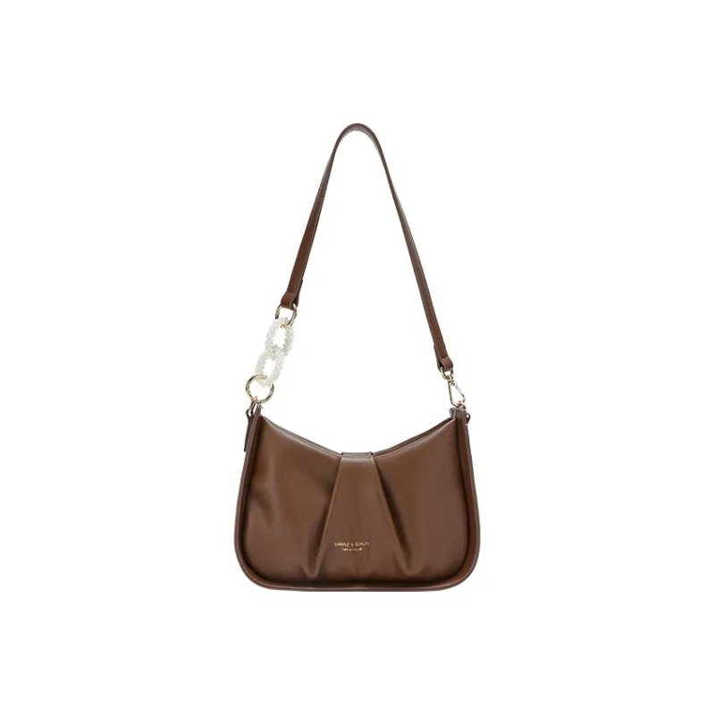 SEM/R PU Shoulder Bag Trumpets Women's Ecru/Custard/Coffee/Pink/Gray Blue-11