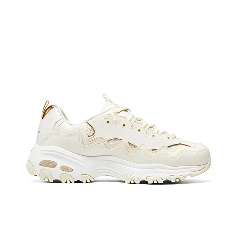 Skechers D'lites 1.0 Marathon Running Shoes 'Beige White' Women's-1