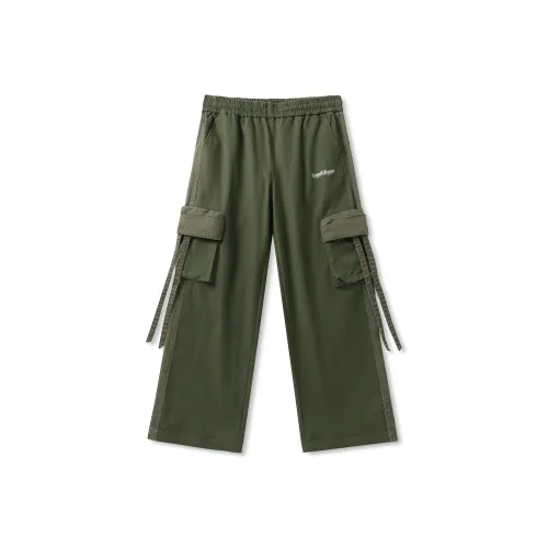 LAMLICKA Casual Pants Unisex Green