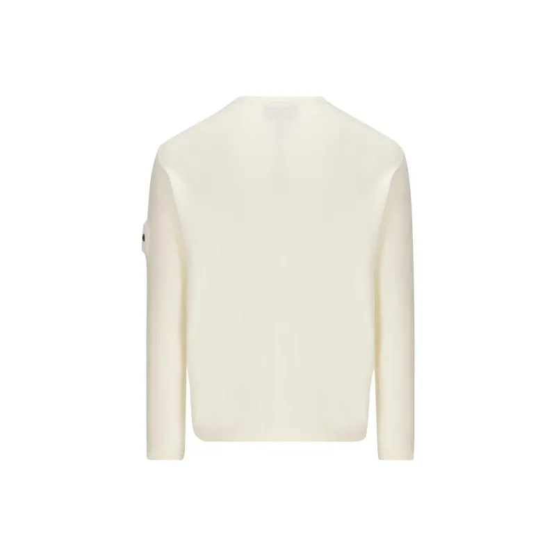 STONE ISLAND Logo Patch Crewneck Sweatshirt-1