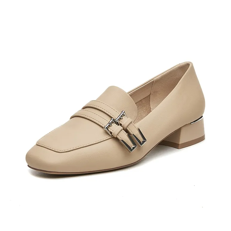 ACESC Loafers Women's Low Top Apricot-1