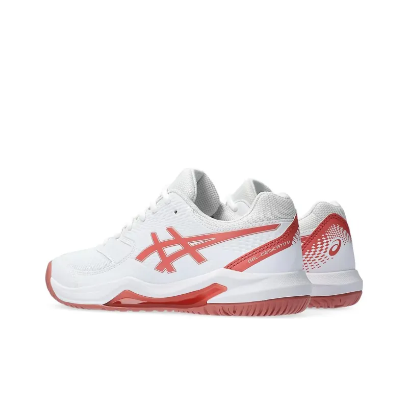Asics Gel Dedicate 8 'White Light Garnet' Women's-2