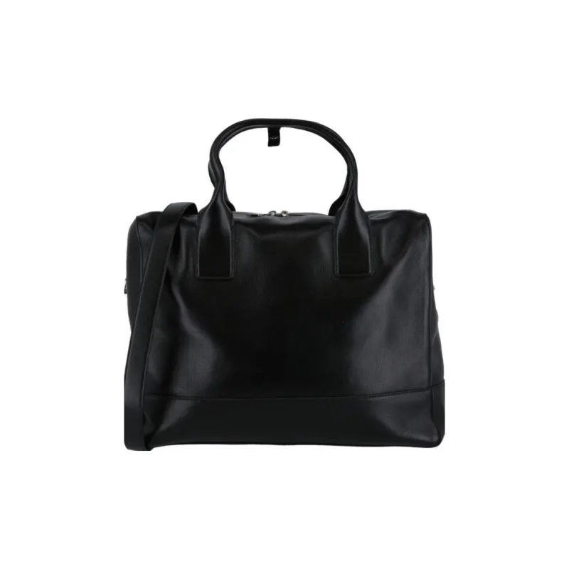 Bottega Veneta Leather Briefcase, Crossbody Bag, Handbag Men's Black-0