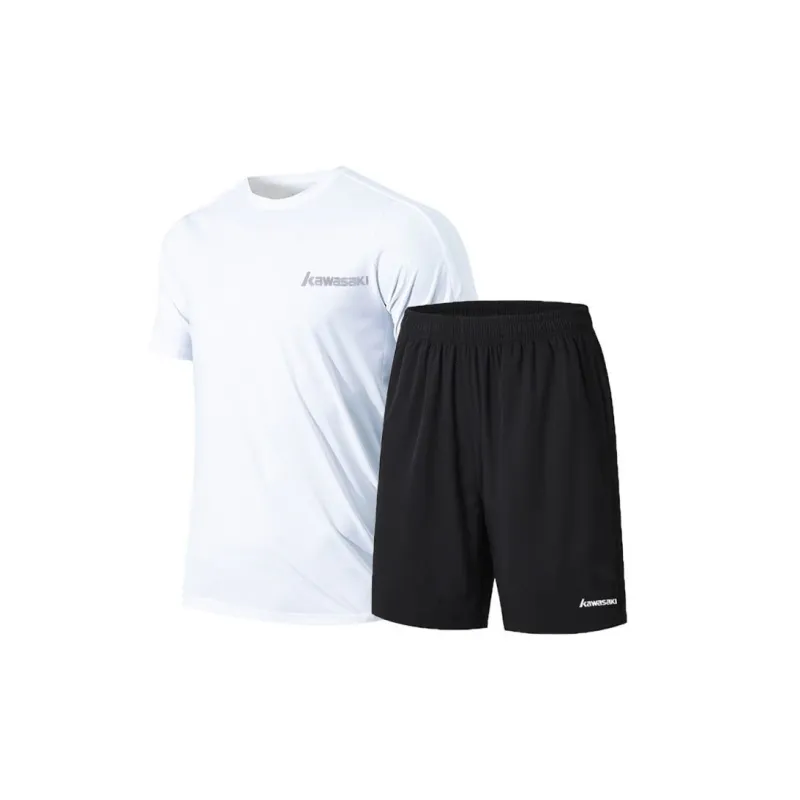 Kawasaki Badminton Equipment Black White Comfortable Fabric Breathable Sweat Wicking Fitness Running Unisex Others-0