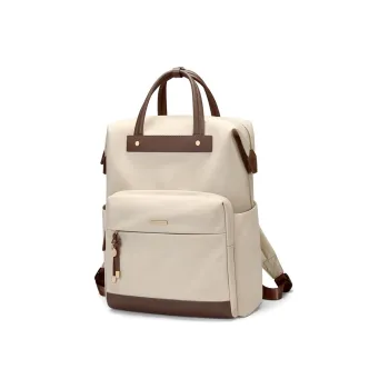 GOLF Synthetic Leather Patchwork Fabric Backpack Large Size Women's Multicolor