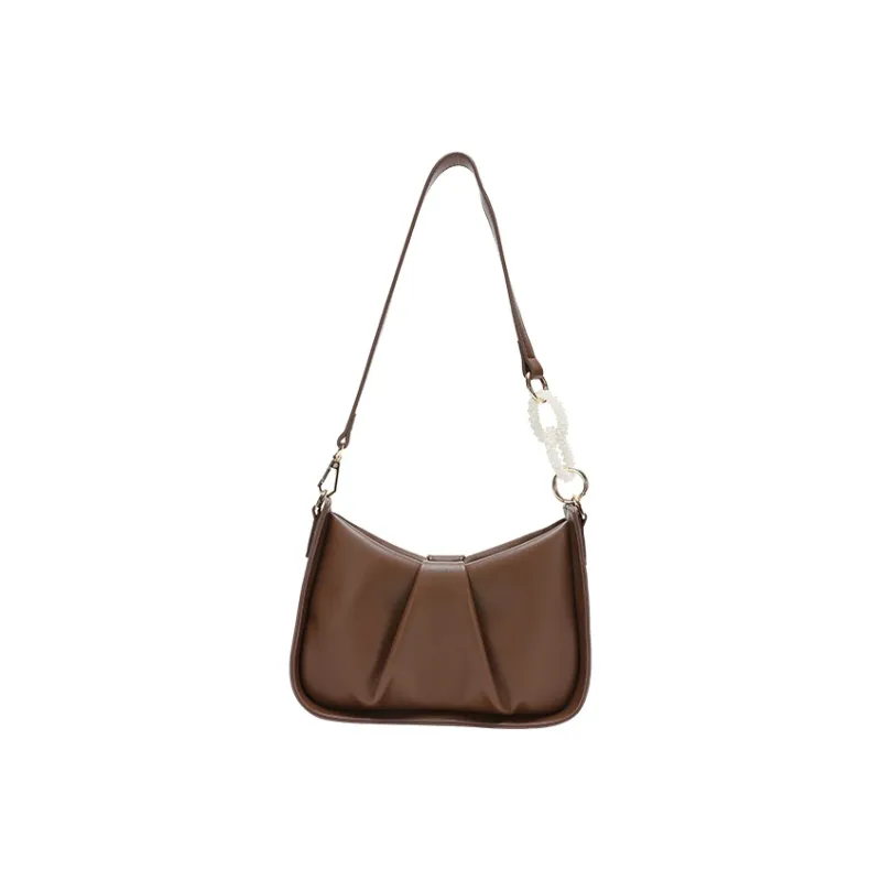 SEM/R PU Shoulder Bag Trumpets Women's Ecru/Custard/Coffee/Pink/Gray Blue-10