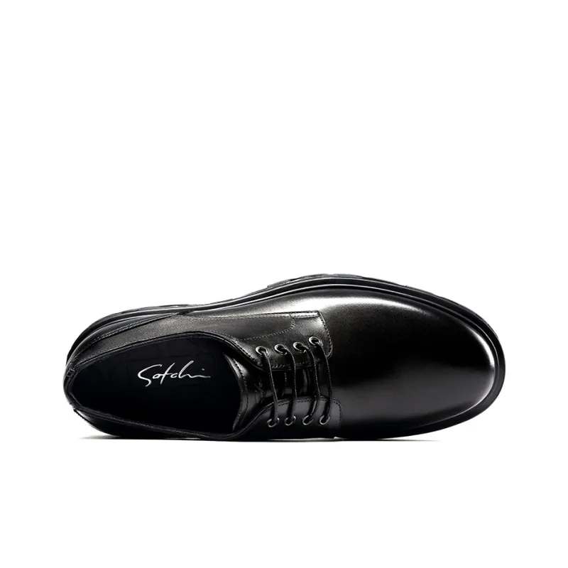 Satchi Dress Shoes Men Low Top Black-3