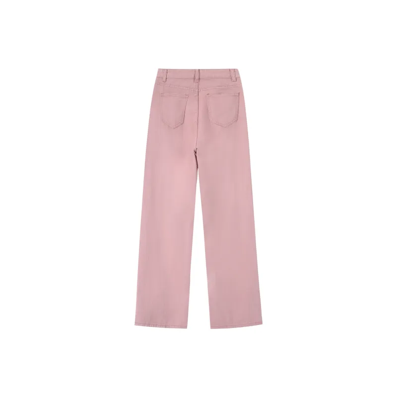 Adeworn Jeans Women's Dirty Pink-1