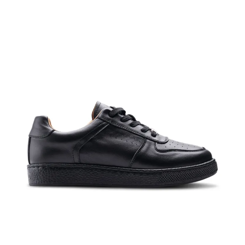 FINEPLAN Low Top Skateboard Shoes Men's Black-1
