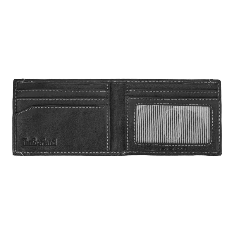 Timberland Leather Wallet Regular Men's Black-3