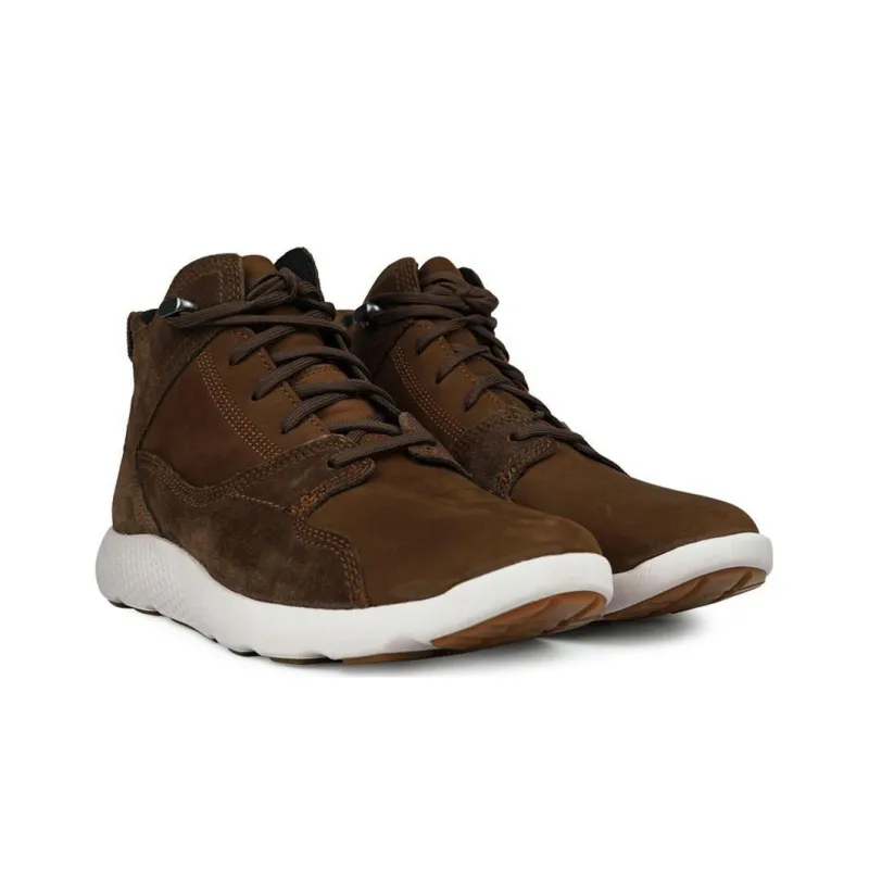 Timberland Flyroam Cushioning Slip Resistant High Top Outdoor Shoes Men's Brown-1