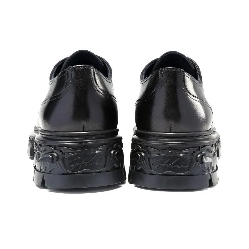 Satchi Dress Shoes Men Low Top Black-4