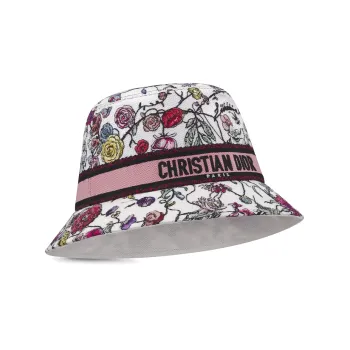 DIOR Cotton Bucket Hats Women's Multicolor
