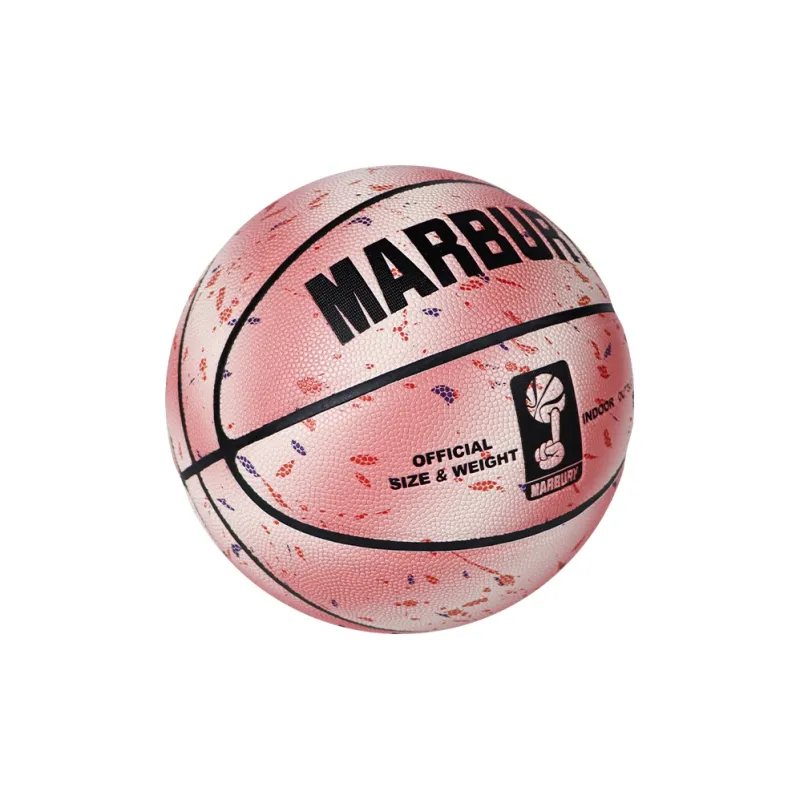 MARBURY Starry Ocean Series PU Basketball Pink Size 7 Training-2
