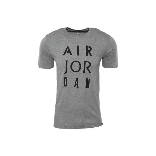 Jordan Air T-Shirts Men Gray