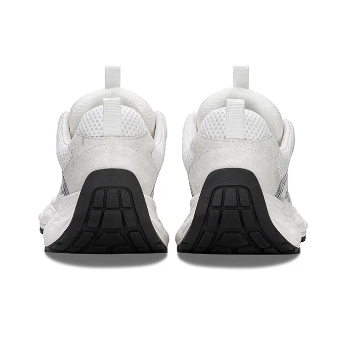 HART DAVIS 001 Low Top Running Shoes Unisex White Silver-4