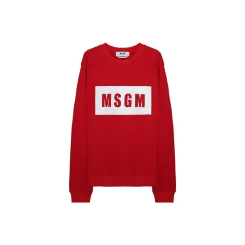 MSGM Sweatshirts Women's Red